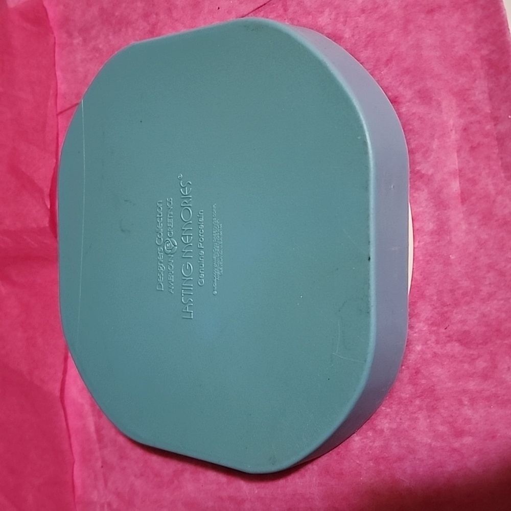 VINTAGE AMERICAN GREETINGS  LASTING MEMORIES  GENUINE PORCELINE PLATE . - Picture 5 of 5